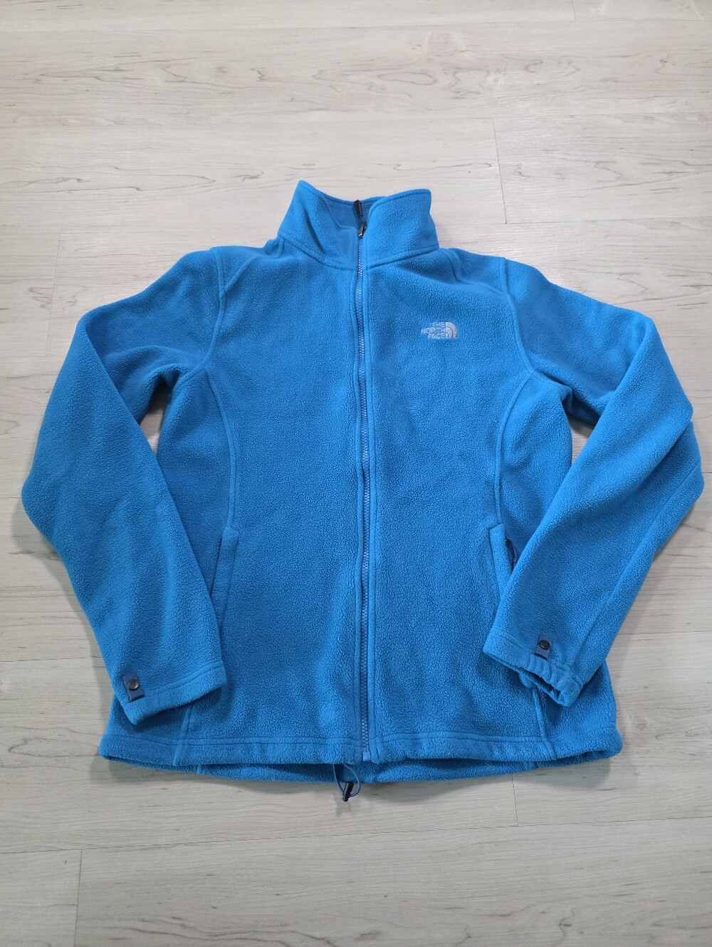 The North Face Women’s L Blue Full Zip Fleece Jacket Outdoor Hiking Gorpcore